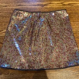 Vintage Sequin Mini Skirt